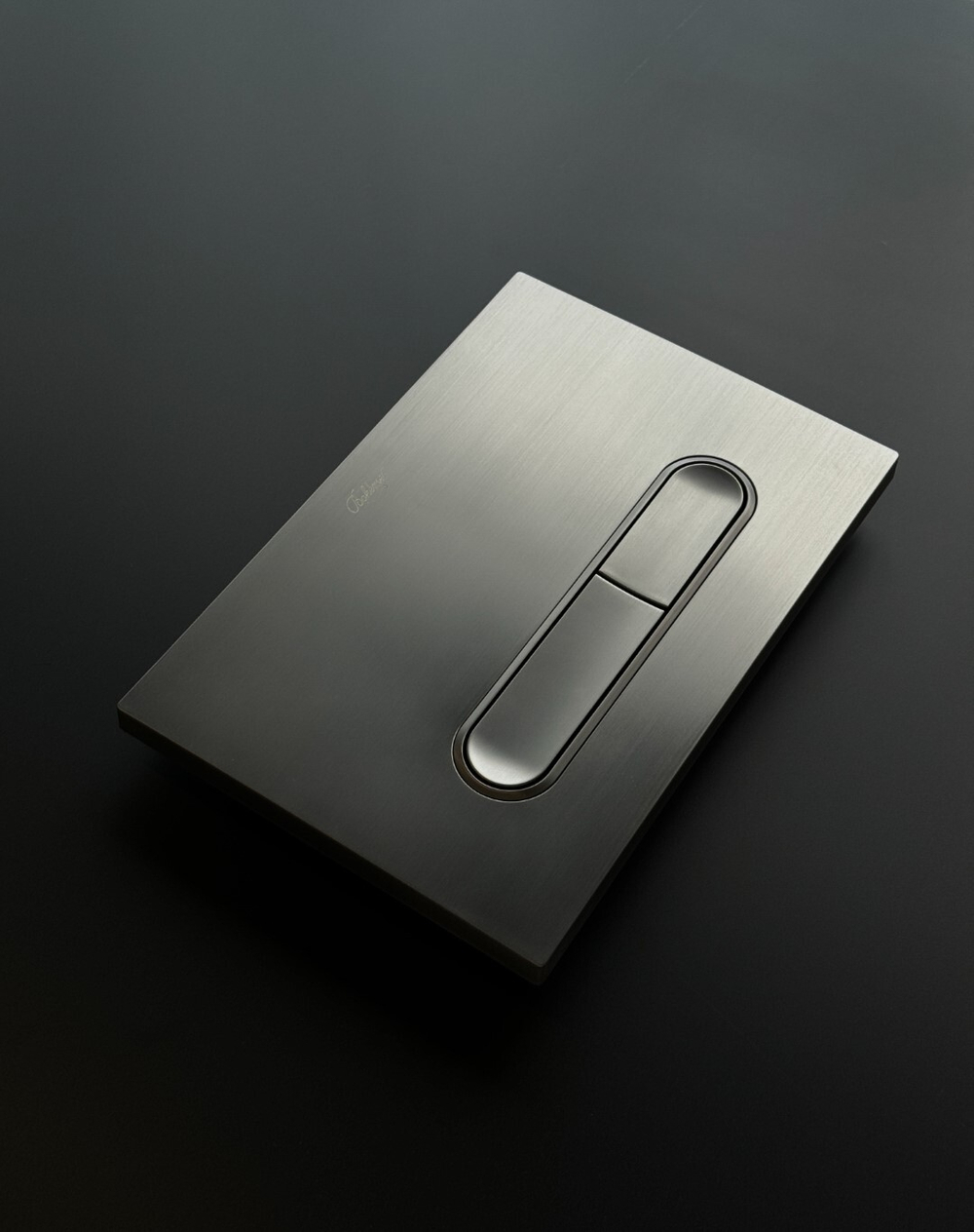 Boheme Кнопка для инсталляции, пластик GUN METAL для инсталляций GEBERIT