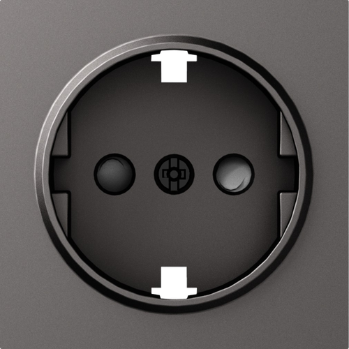 Накладка для розетки Schuko с заземлением, со шторками 16A 250 В~, серия A07