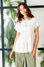 22644 Блузка женская (молочный)
