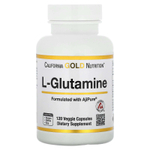 California Gold Nutrition, AjiPure, L-глютамин, 120 растительных капсул (500 мг в 1 капсуле)