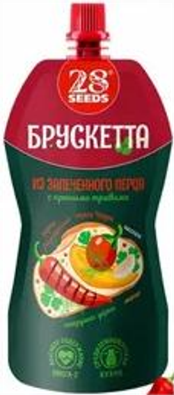 Брускетта из Запеченного перца с пряными травами 150г