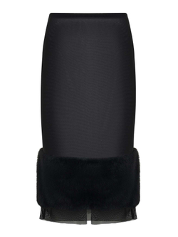 Юбка - сетка из меха