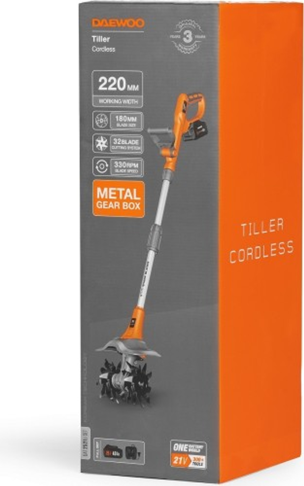 Культиватор DAEWOO DAT 2521Li SET аккумуляторный с АКБ и ЗУ