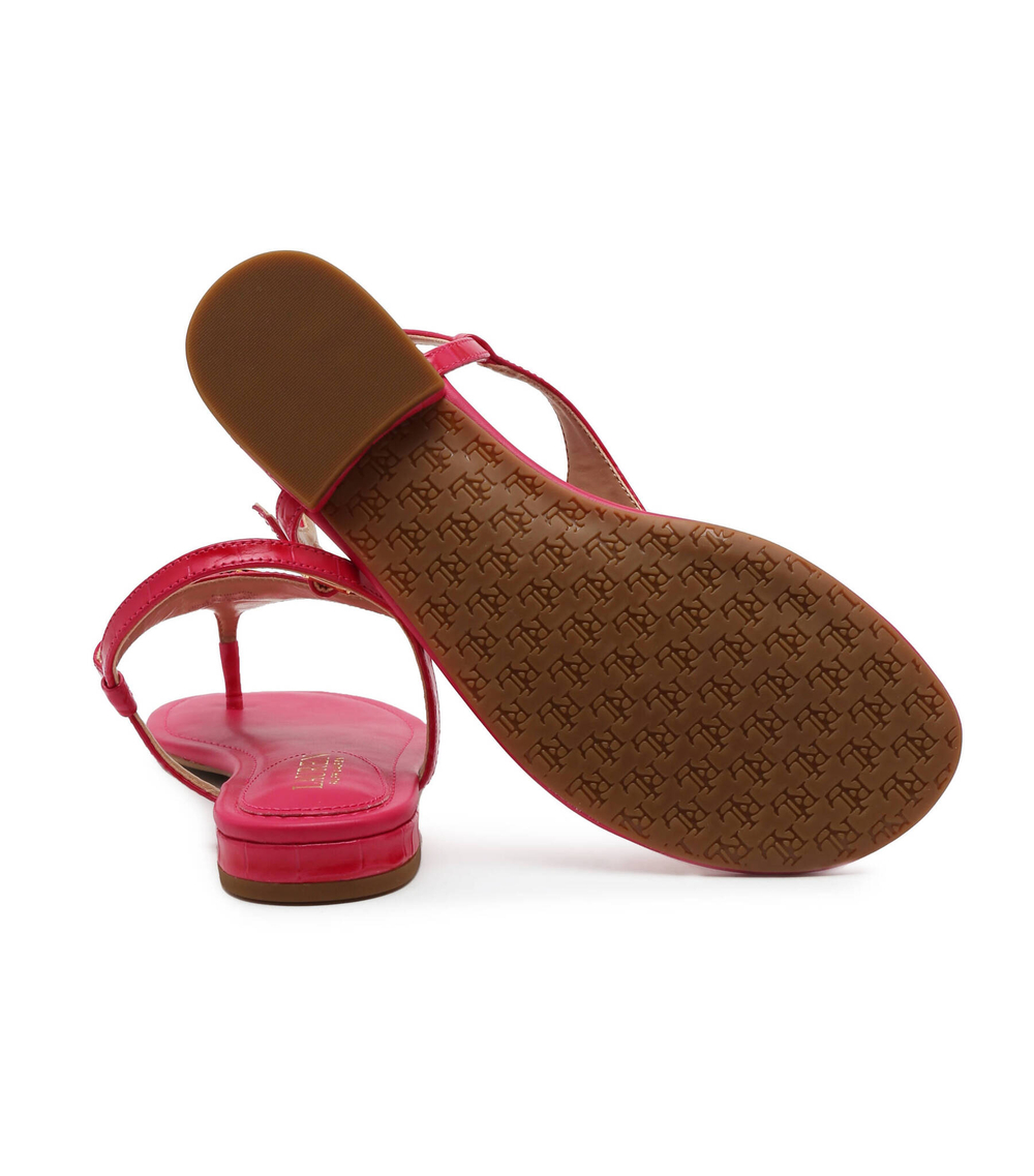Кожаные босоножки LAUREN RALPH LAUREN - розовый(802874355)