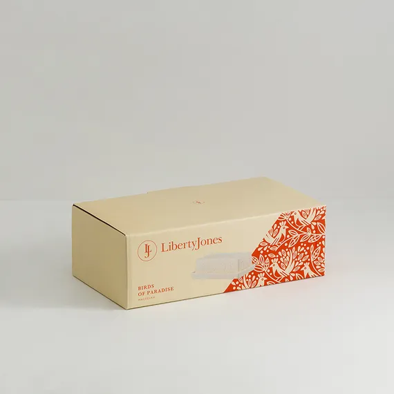 Масленка birds of paradise, кремовая