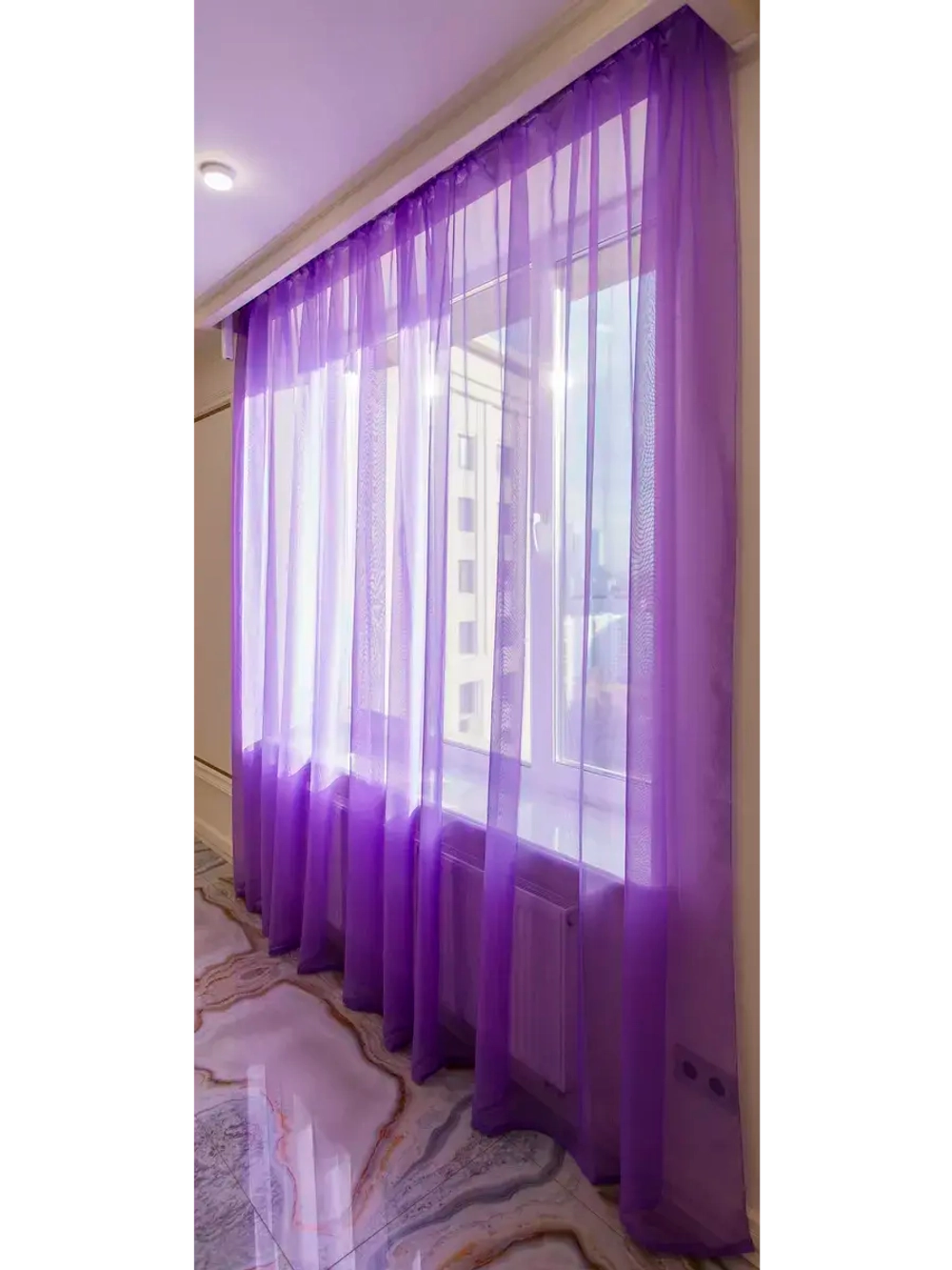 Тюль вуаль 260 х 150 см 2 шт
