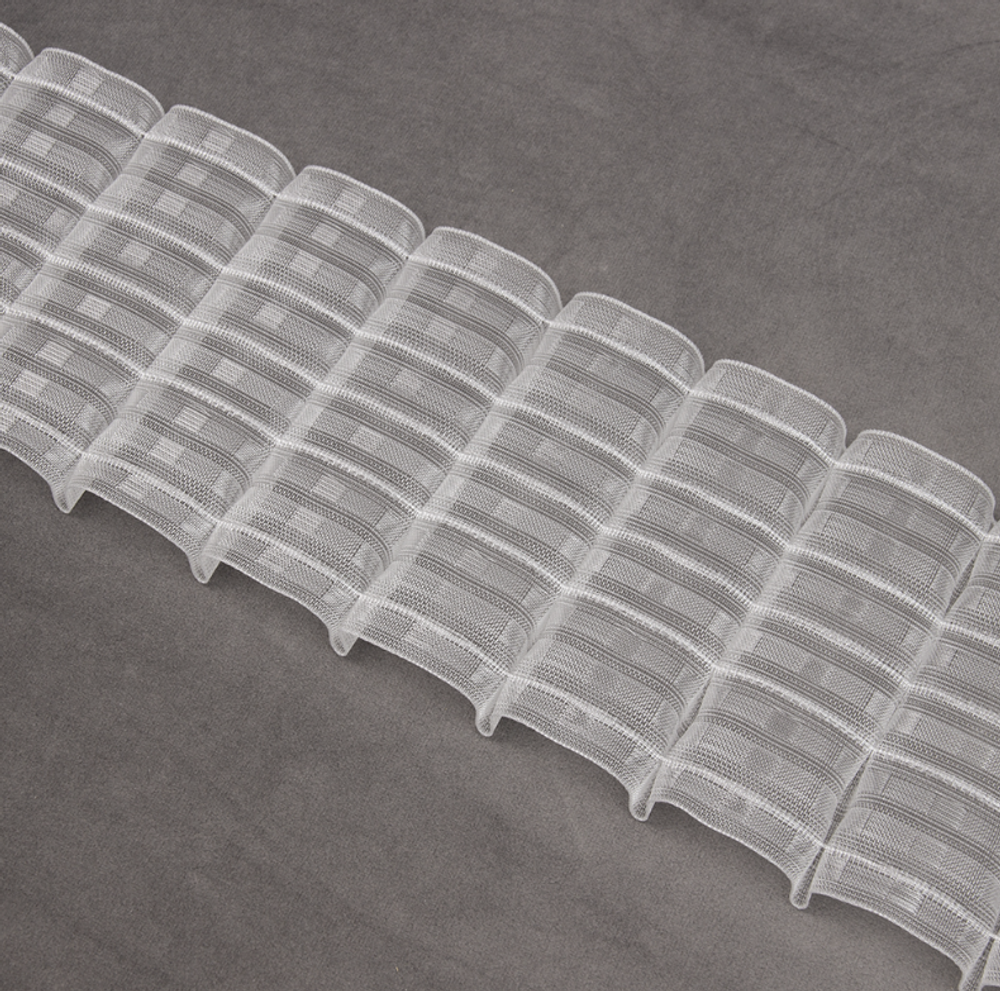 Шторная лента 4457MP/soft (1:1,5) Oz-is Premium прозрачная 11,8 см/50 м (8 карманов, корд-5 лески)