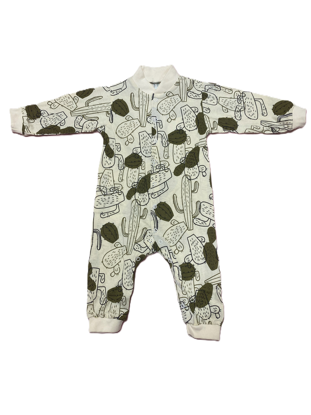 Комбинезон без ножек на кнопках из кулирки (100% хлопок) на рост 80 см