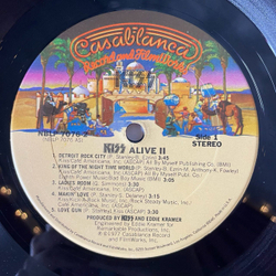 Винтажная виниловая пластинка LP Kiss Alive II (USA 1977) Christine Sixteen