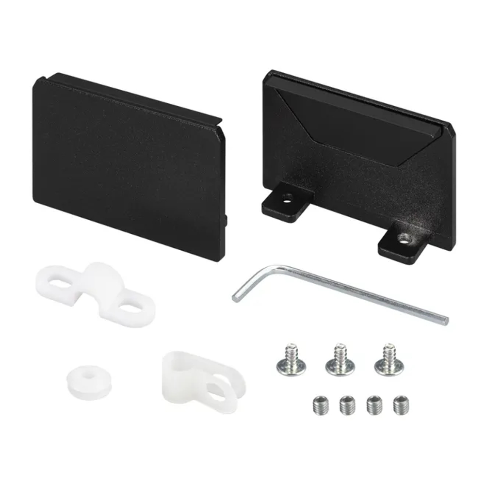 Заглушка SL-LINIA69-FANTOM SEAMLESS BLACK глухая (Arlight, Металл) 034874