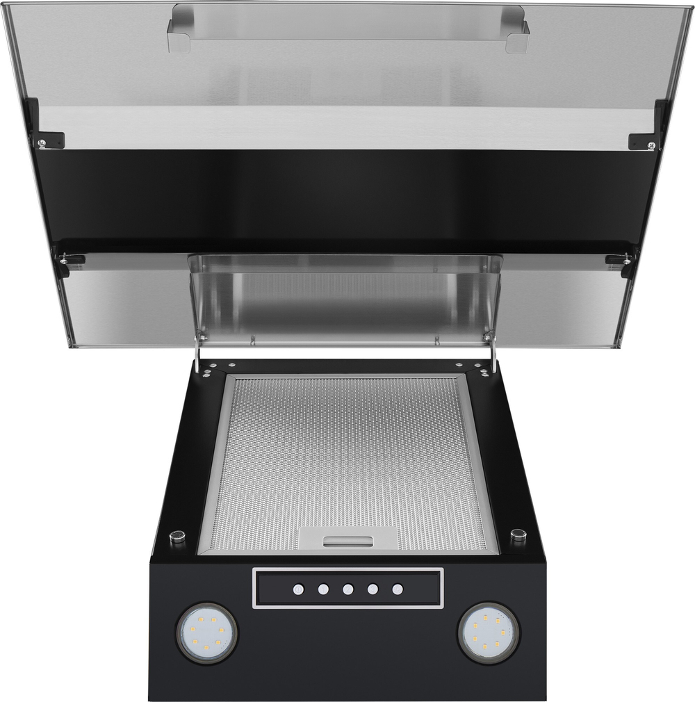 Кухонная вытяжка MAUNFELD Bridge 50 нержавеющая сталь\черное стекло фото 5