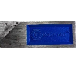 Угольник КОБАЛЬТ столярный 300 мм, нерж.сталь ,чугунное основание