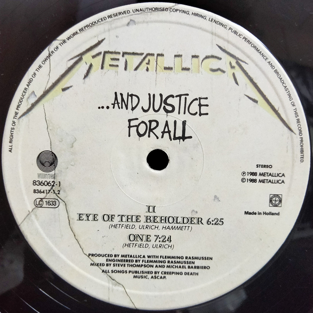 Metallica / ...And Justice For All (2LP)
