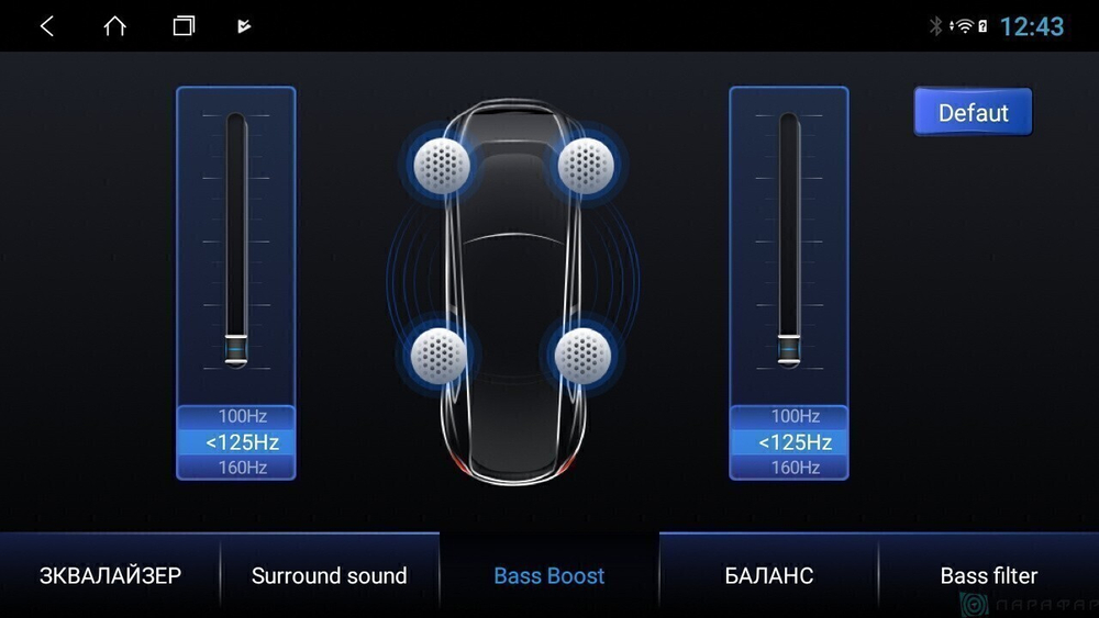 Магнитола для Porsche Cayenne 2002-2010 - Parafar PF954LUX1LHDAV на Android 12, ТОП процессор, 3Гб+32Гб, CarPlay, 4G SIM-слот