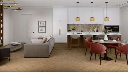 SPC ламинат Damy Floor 5248-8 Брайтон 0,75мм