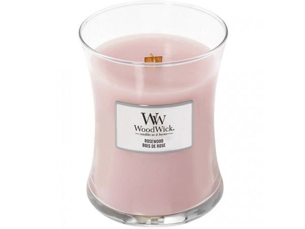 WoodWick Rosewood - Ароматическая свеча с розовым деревом 275 г