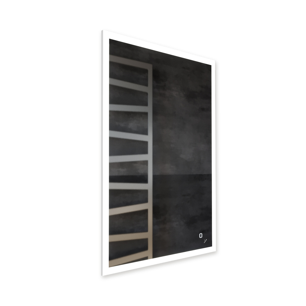 Зеркало MIXLINE "Норма" ЭКОНОМ 500*700 (ШВ) сенсорный выкл, светодиодная подсветка, универс.крепеж