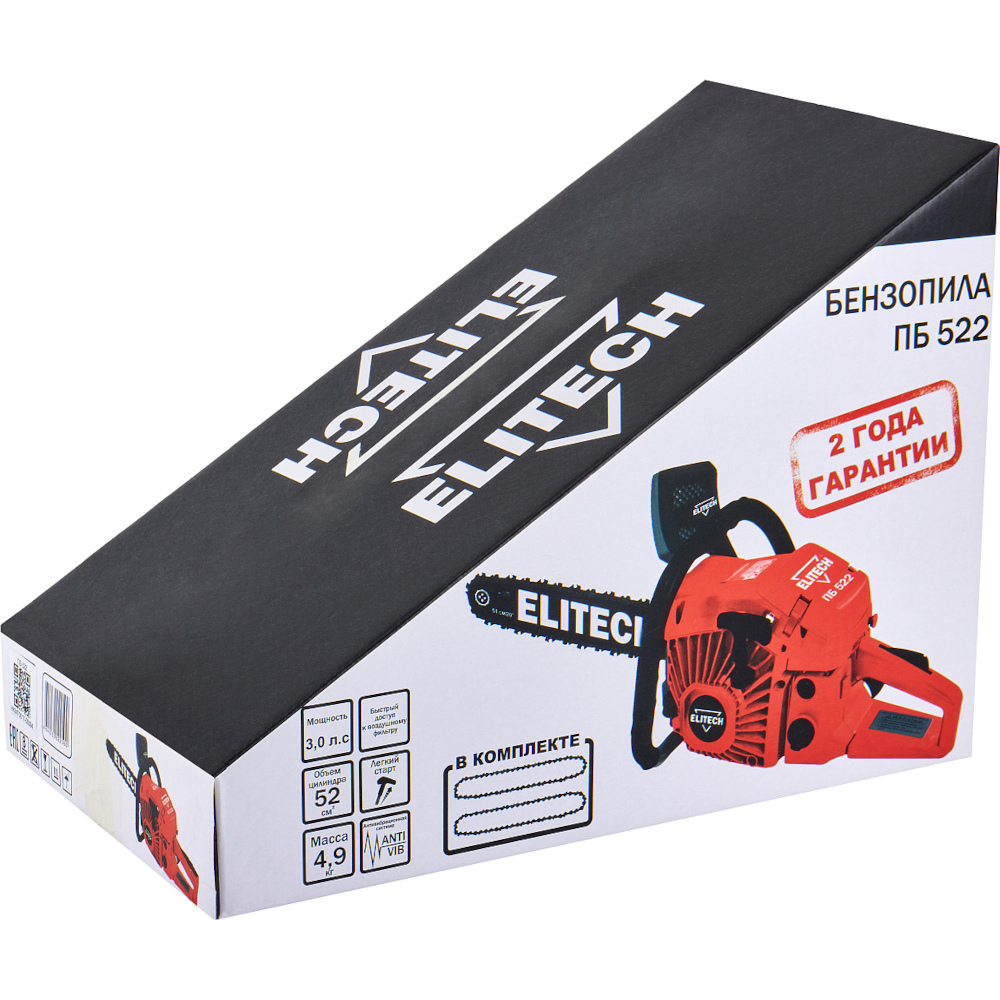 Бензопила ELITECH ПБ 522 (E1611.014.00)
