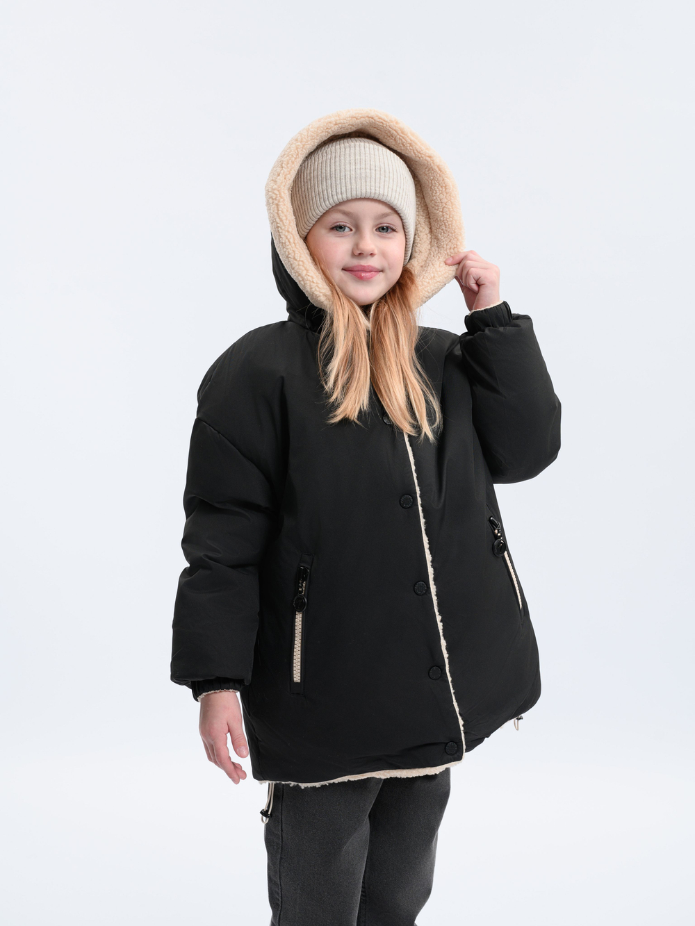 Куртка Еврозима двухсторонняя Тедди