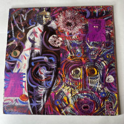 Винтажная виниловая пластинка LP The Legendary Pink Dots Island Of Jewels (Бельгия 1986)