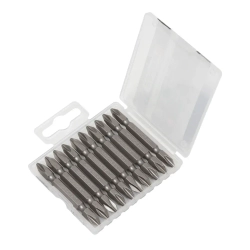 Набор бит 10пр., 1/4''(PH2xPH2, L-65мм), в пластиковом футляре Forsage F-2101