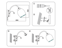 Ambrella Настенный светильник с выключателем Traditional TR3195