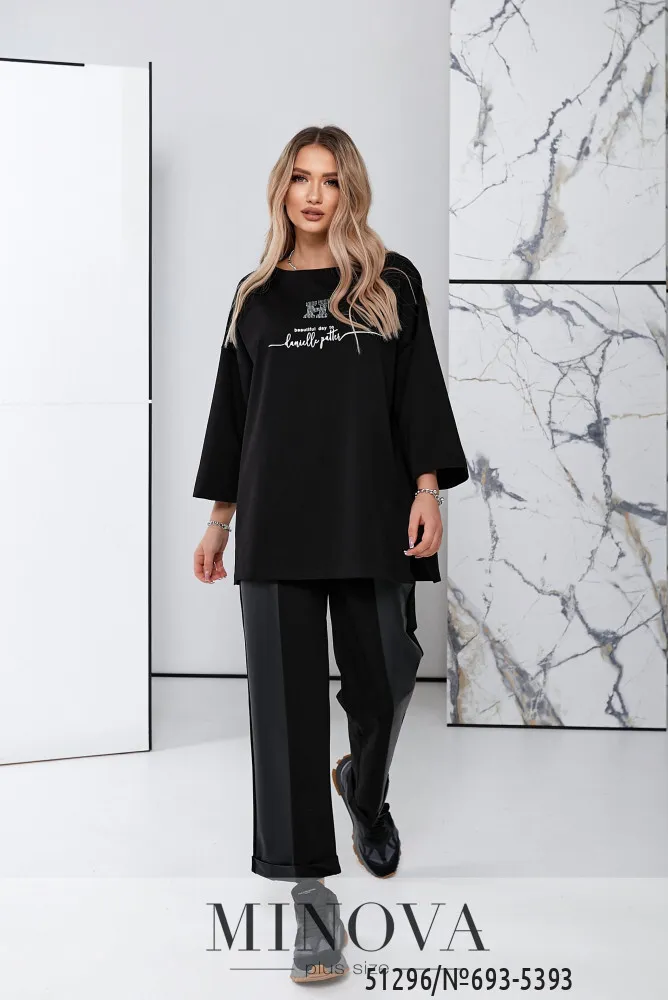 Костюм 693-5393-черный Minova