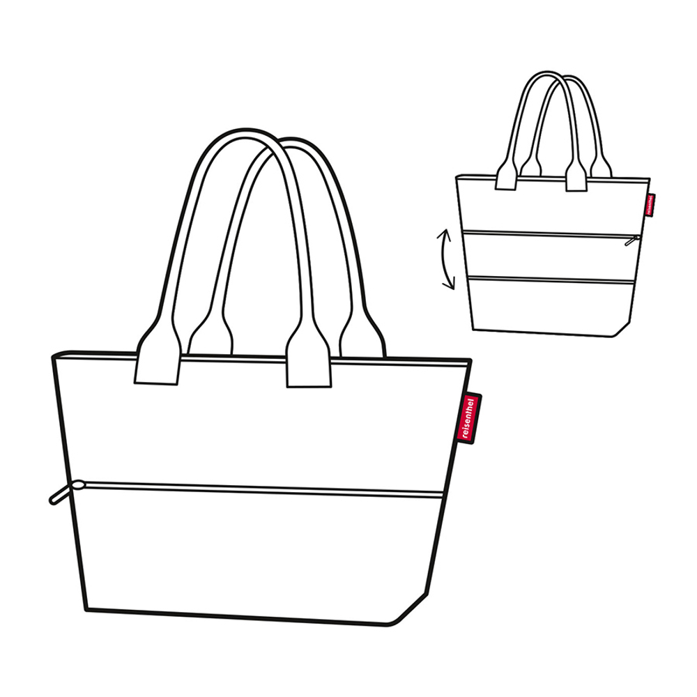 Сумка shopper e1 millefleurs
