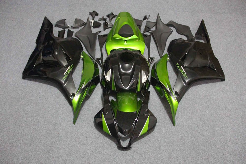 Комплект пластика для мотоцикла Honda CBR 600 RR 09-12 Черно-Зеленый
