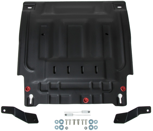 Защита картера и КПП АвтоБроня для Hyundai Creta II (V - 1.6; 2.0) 2021-н.в., штампованная, сталь 1.5 мм, с крепежом, 111.02392.1