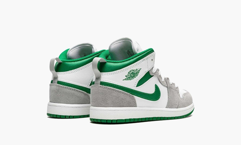 Air Jordan 1 Mid SE PS "White Pine Green Smoke Grey"