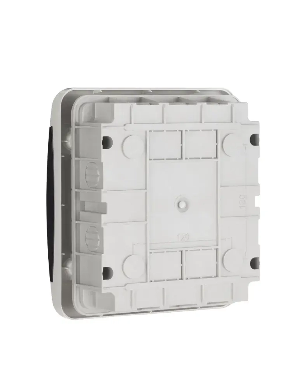 Корпус пластиковый ЩРВ-П-8 IP41 черная прозрачная дверь TEKFOR IEK