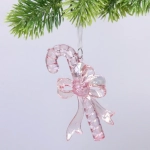 Подвеска «Волшебный леденец» 7*12 см, Розовый