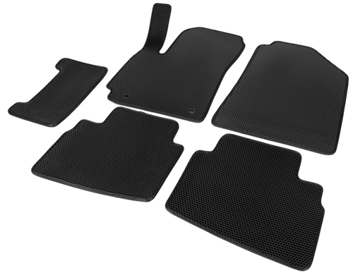 Коврики в салон автомобиля AutoFlex EVA (ЭВА, ЕВА) Business для Kia Seltos 2020-н.в., 5 частей, с крепежом, 3280301