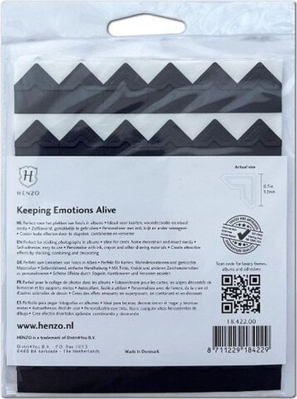 HENZO 18422 уголки черные 108 шт