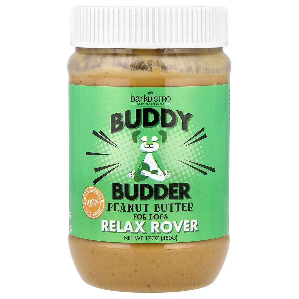 Bark Bistro, Buddy Budder, Relax Rover, со вкусом арахисовой пасты, 480 г (17 унций)
