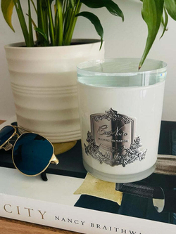 Свеча 75г Cote Noire Prosecco в серебряном стаканчике