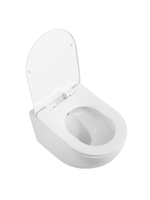 Унитаз подвесной BelBagno MARINO BB7026CH-TOR-BFS/SC с сиденьем, функцией биде, без смесителя