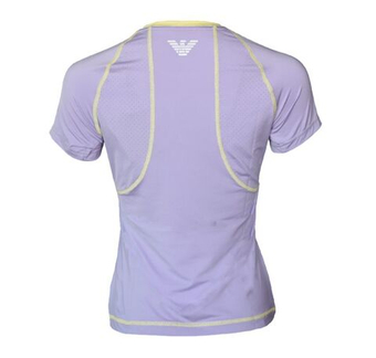 Женская теннисная футболка EA7 Tennis Pro In Ventus7 - lavender