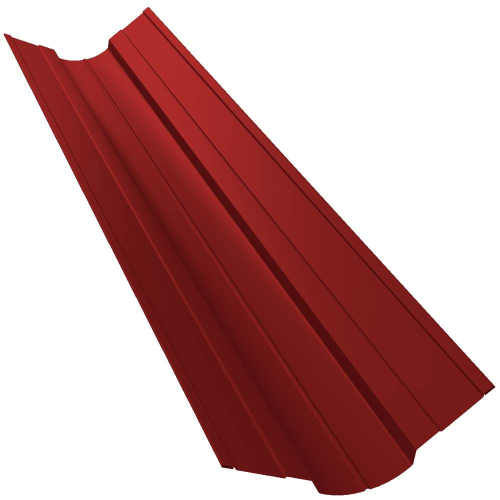 Ендова верхняя фигурная Grand Line Pe Ral 3011 70х70 мм резка