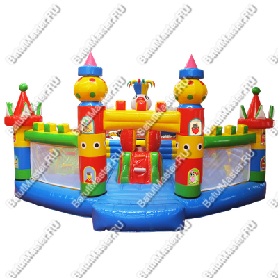 Надувной батут "Сказочный город", 5*4*3,5 м