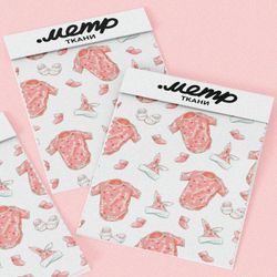 Ткань шелк Армани розовая детская одежда