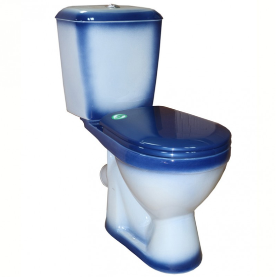 Унитаз-компакт Лира Rosa синий