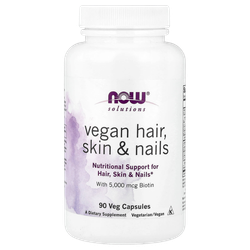 Now Foods Vegan hair, skin & nails 90 veg capsules , Для волос, ногтей и кожи