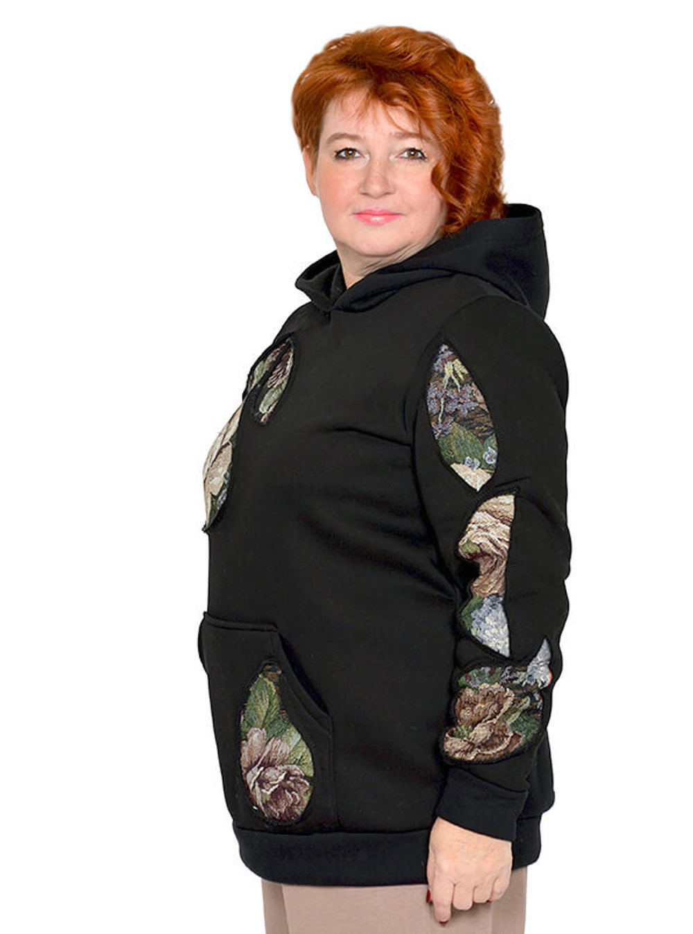 Толстовка из футера с начесом Дарья