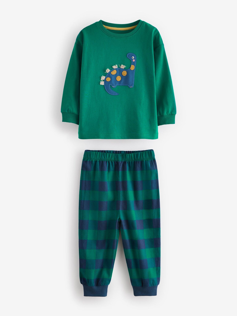 Пижама для мальчика Next K98-565, 3 шт., Синий, Зеленый, Бежевый