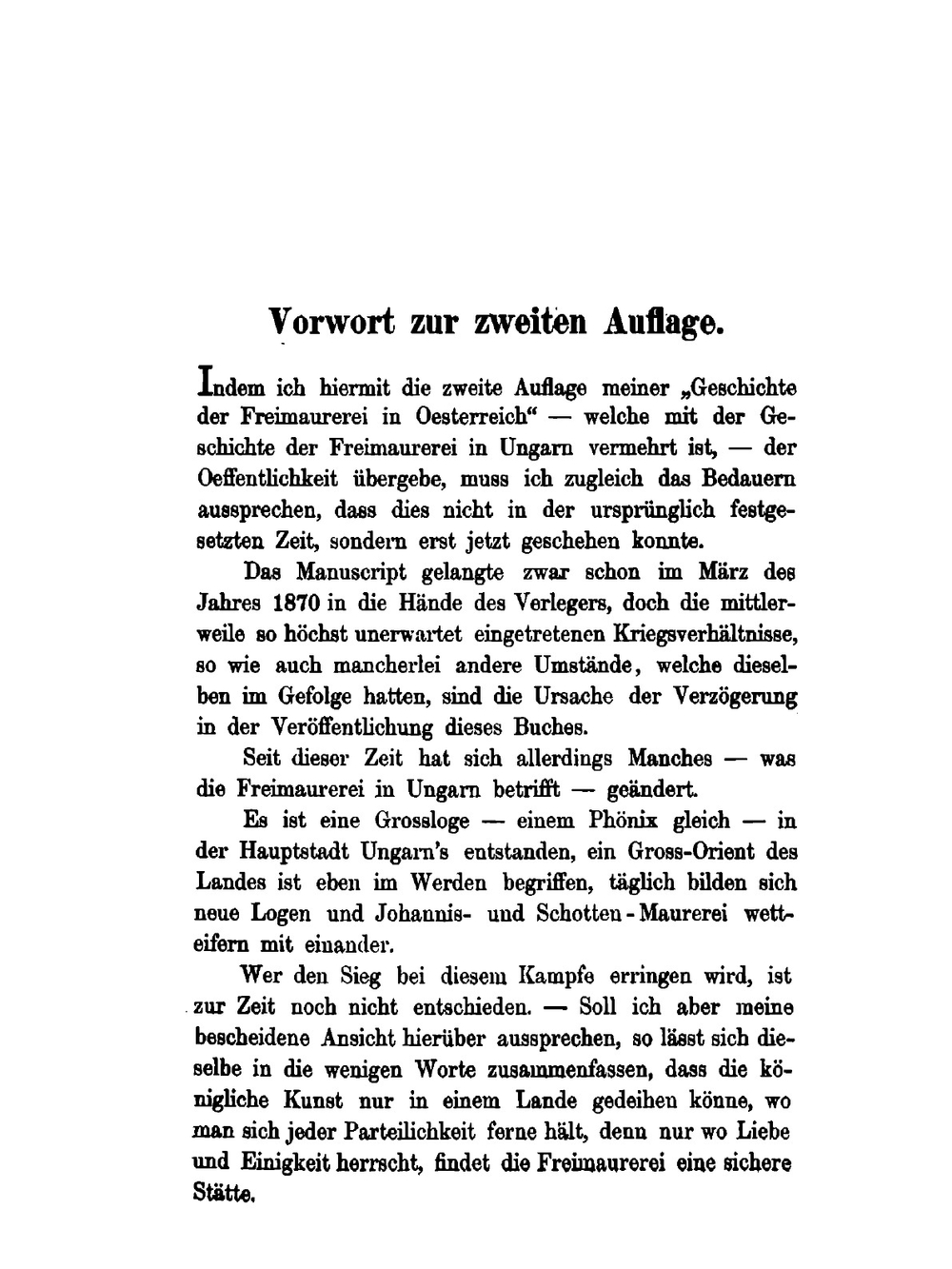 Geschichte Der Freimaurerei in Österreich Und Ungarn | Ludwig Lewis