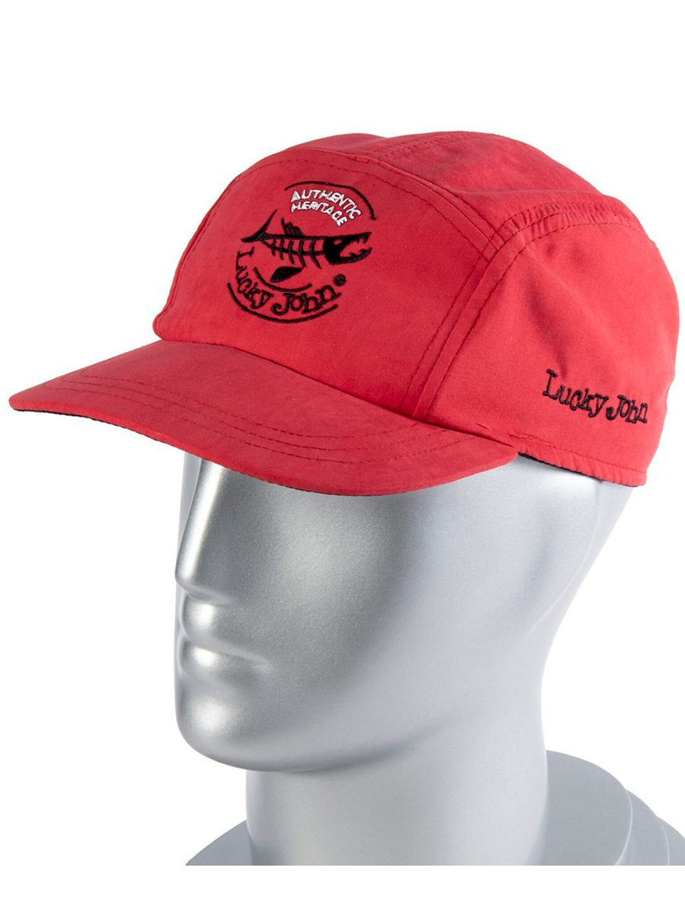 Бейсболка Lucky John FISH RED 03 р.L