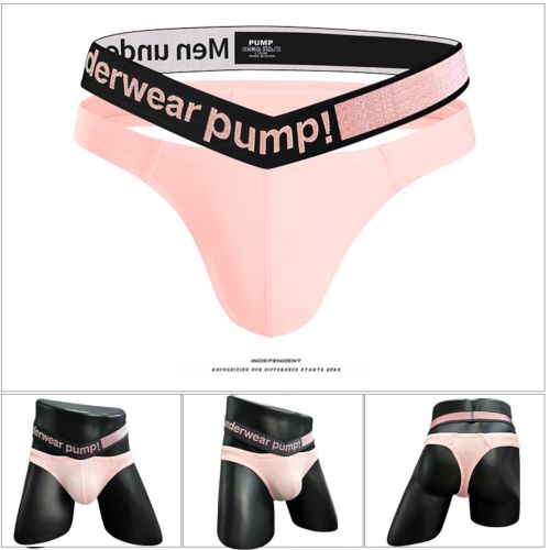 Мужские трусы стринги розовые PUMP! MP234-22