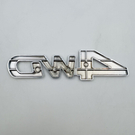 Эмблема (шильдик) 4WD 125х27 мм металл 1 шт